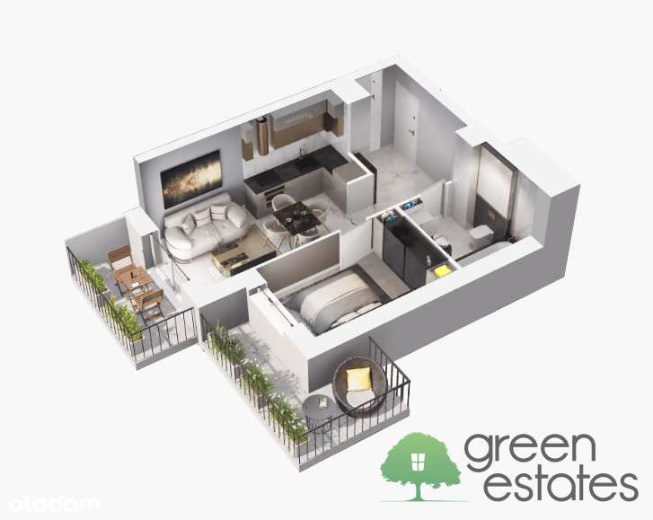 ✔️Gotowe-Nowe-Promocja-0%prowizji-2 Balkony-zachód-1