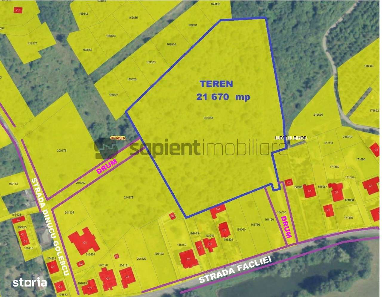 TEREN DE VANZARE IN ORADEA IN CARTIER PODGORIA - Imagine principală: 4/6