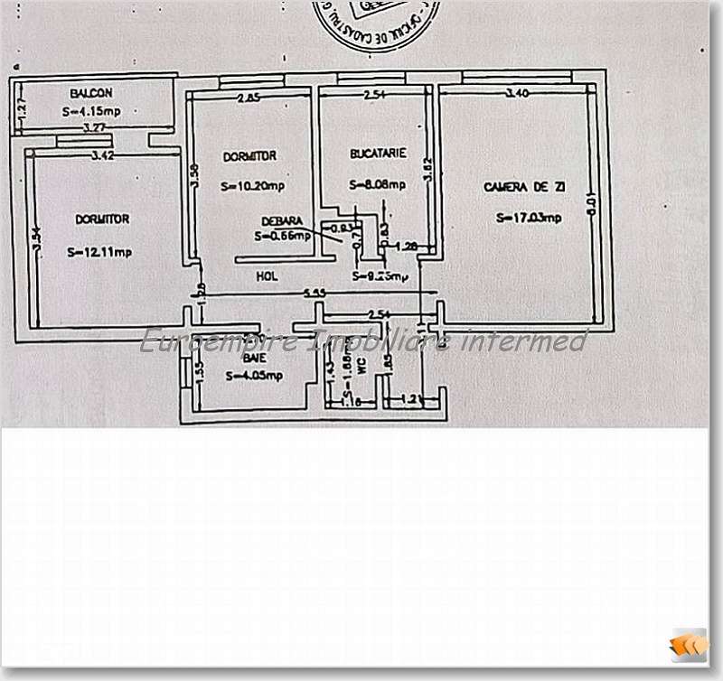 Apartament 3 camere decomandate zona Inel 2-6