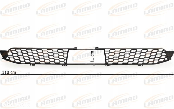 SCANIA S R SIATKA ATRAPY DOLNA Z OTWOREM NA RADAR - 1