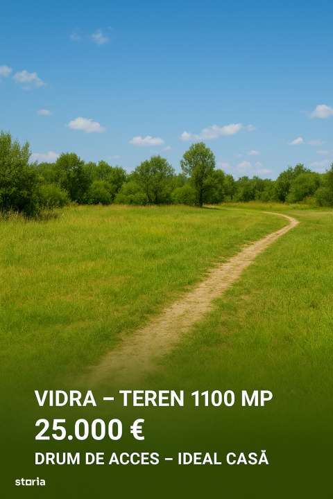 Vidra – Teren 1100 mp – Drum de Acces – Ideal Casa-0