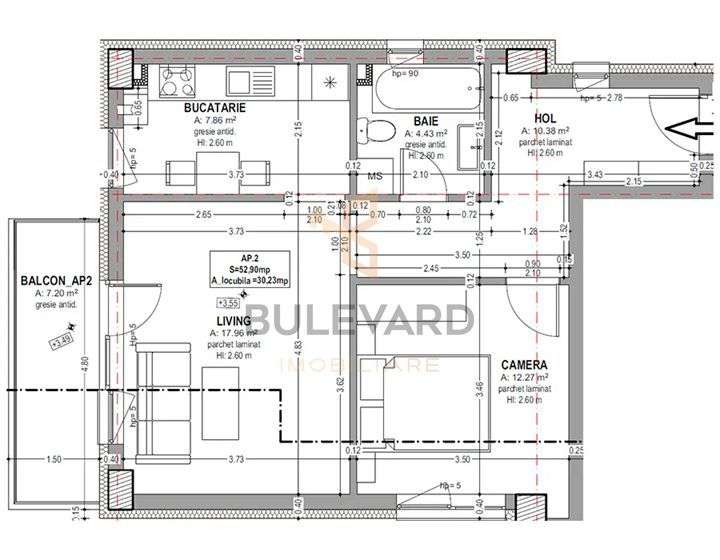 Apartament 2 camere, parcare subterana, zona Garii!-3
