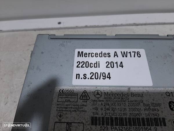 Auto Radio Mercedes-Benz A-Class (W176) - 6