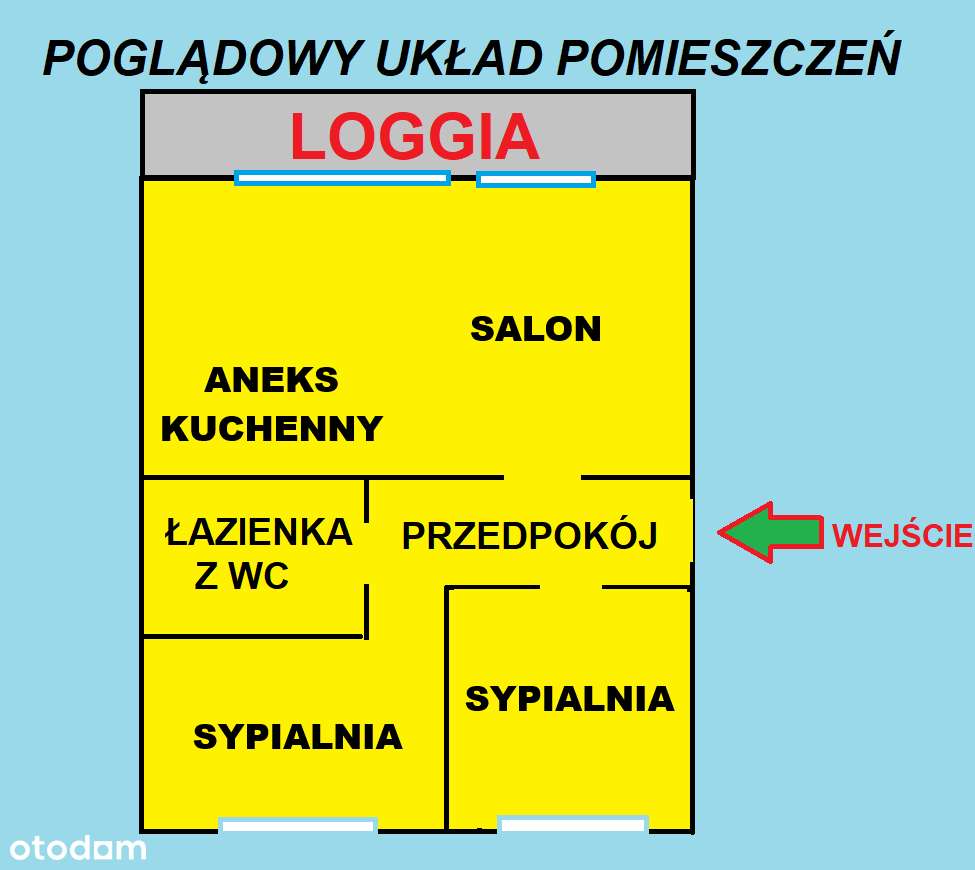 Piękne, po generalnym remoncie 3- pokojowe, z loggią i widokiem na las-11