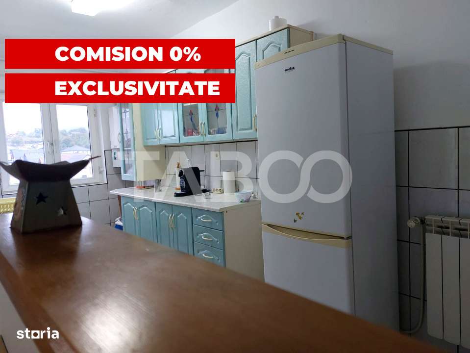 Apartament 50 mpu 2 camere etaj 3 pivnita Piata Noua Cisnadie - Imagine principală: 1/19