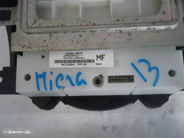 Comandos do Climatizador Nissan Micra - 4