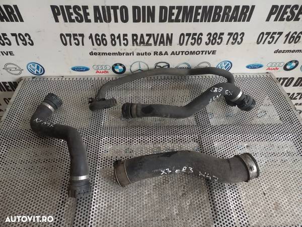 Furtun Conducta Apa Antigel Intercooler Turbo Turbina Bmw X3 E83 2.0 Diesel N47 177 Cai - Dezmembrari Arad - 3