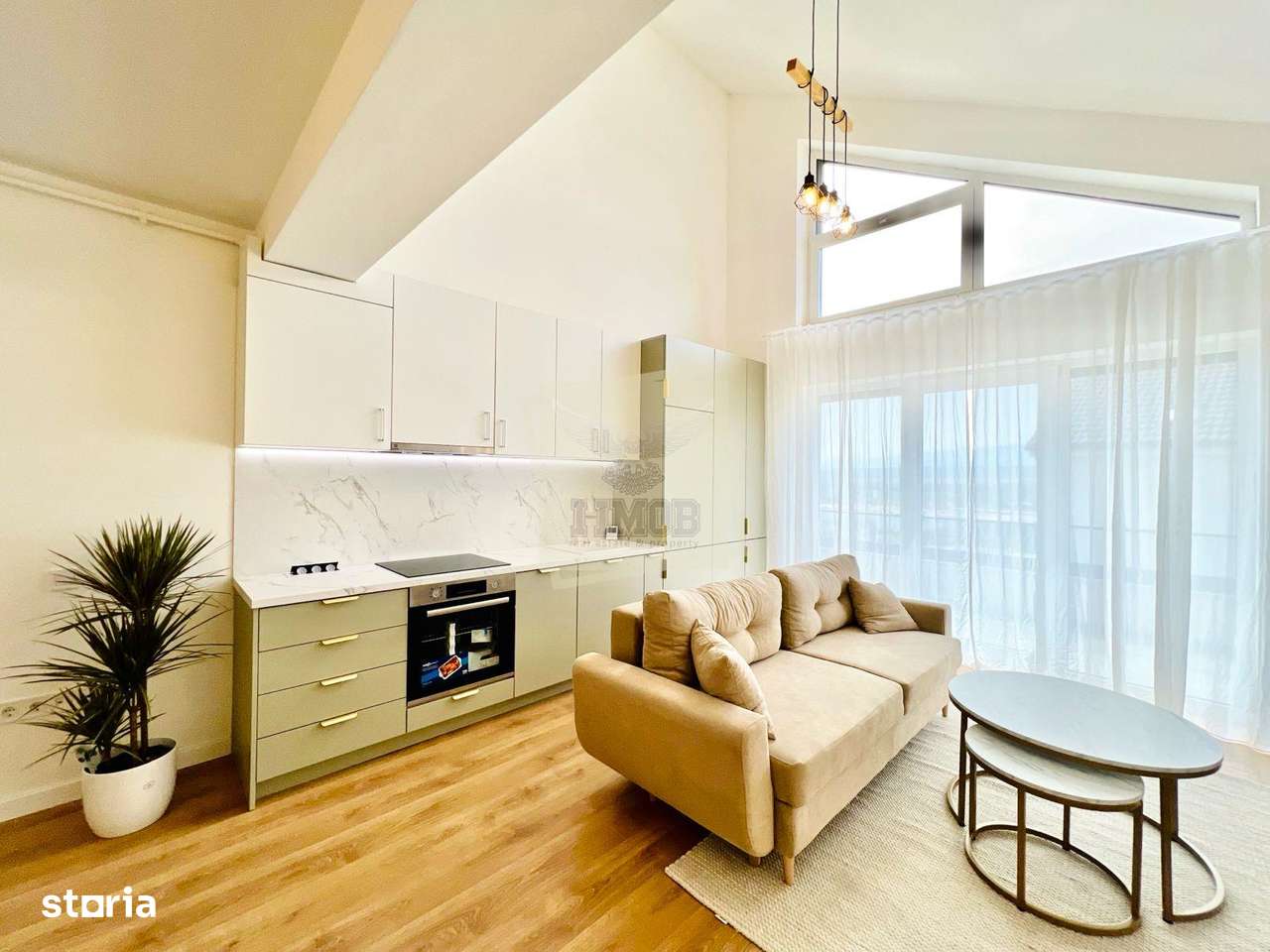 Penthouse de Lux 2 camere 2 bai 55mp - Imagine principală: 4/17