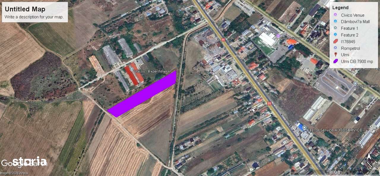 Vand teren 7900 mp Ulmi jud Dambovita-0