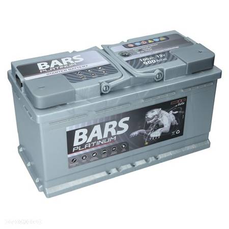 Akumulator BARS PLATINUM 12V 100Ah 900A EN - 1