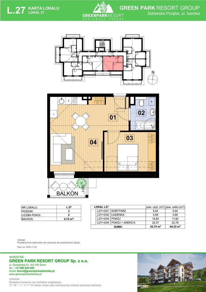 2-pokojowe mieszkanie 42m2 Bezpośrednio - Pełny obrazek: 2/7