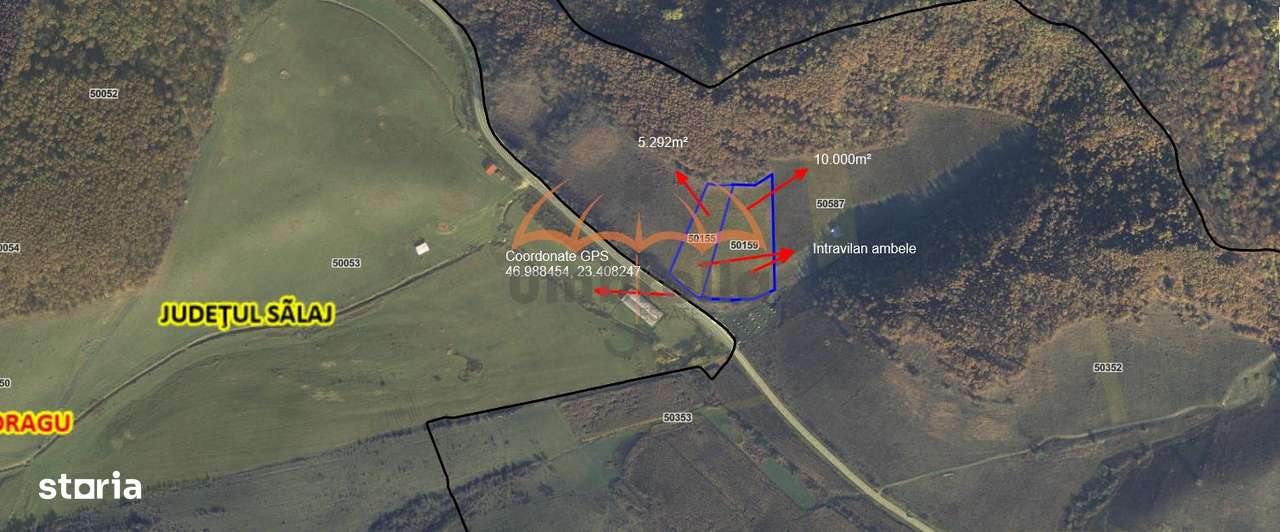 2 Terenuri de vanzare  intravilan Aschileul Mic, unul de 5.292m², unul - Imagine principală: 2/9