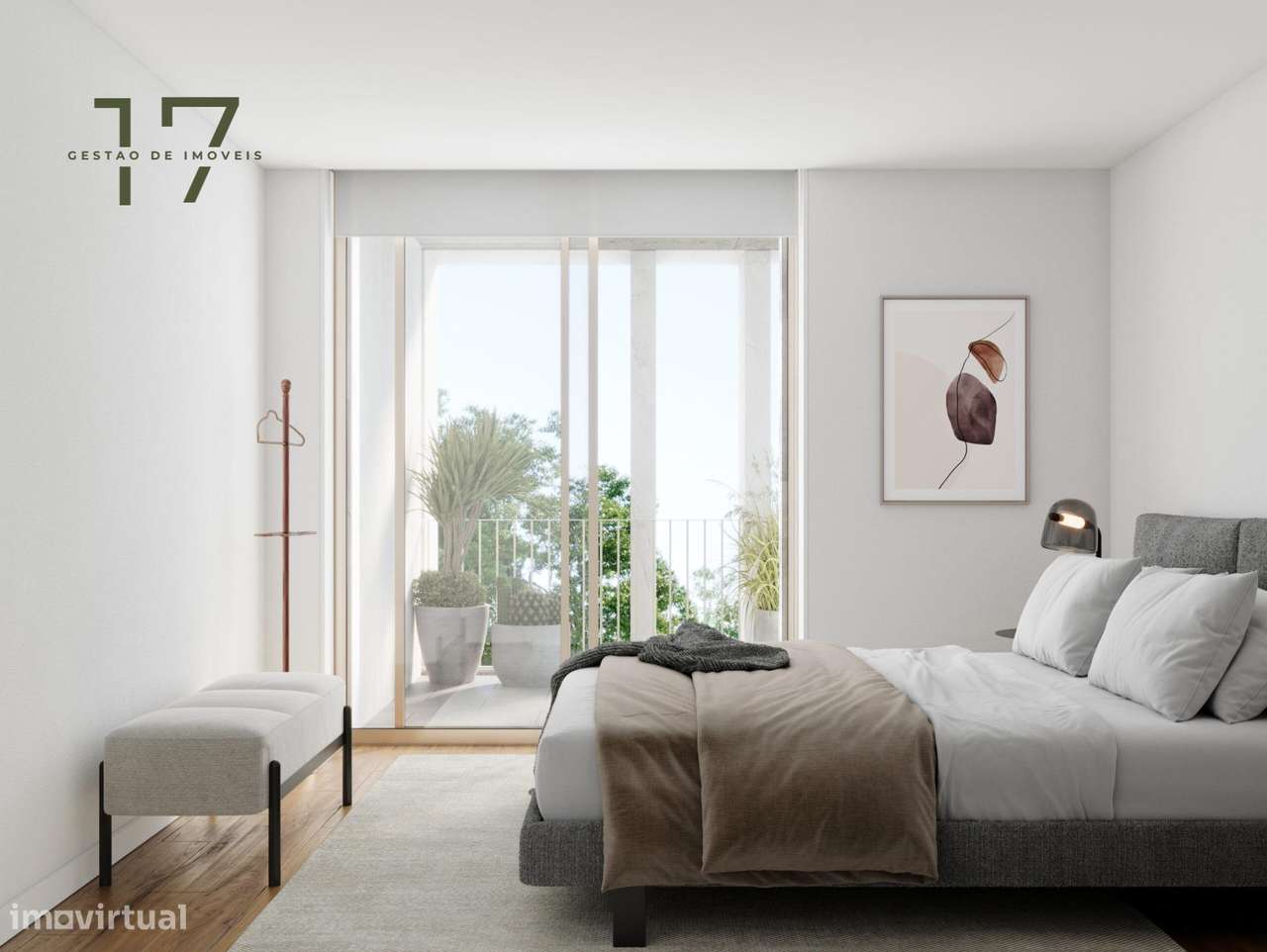 Apartamento T2 com Varanda — Arcozelo-5