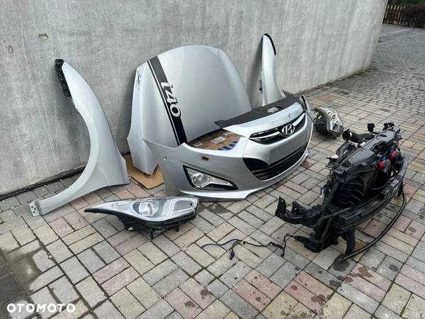 KOMPLETNY PRZÓD HYUNDAI I40 2012 1.7 CRDI ZDERZAK LAMPA MASKA BŁOTNIK CHŁODNICA PAS PRZEDNI N3S - 2