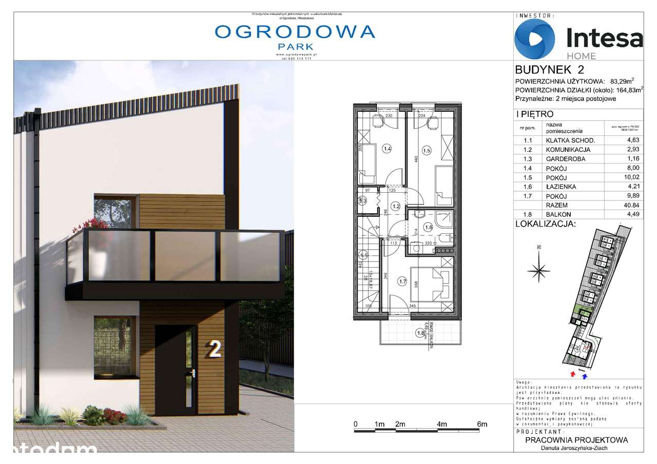 Nowoczesny dom w centrum Włoszczowy | Ogrodowa Park-13