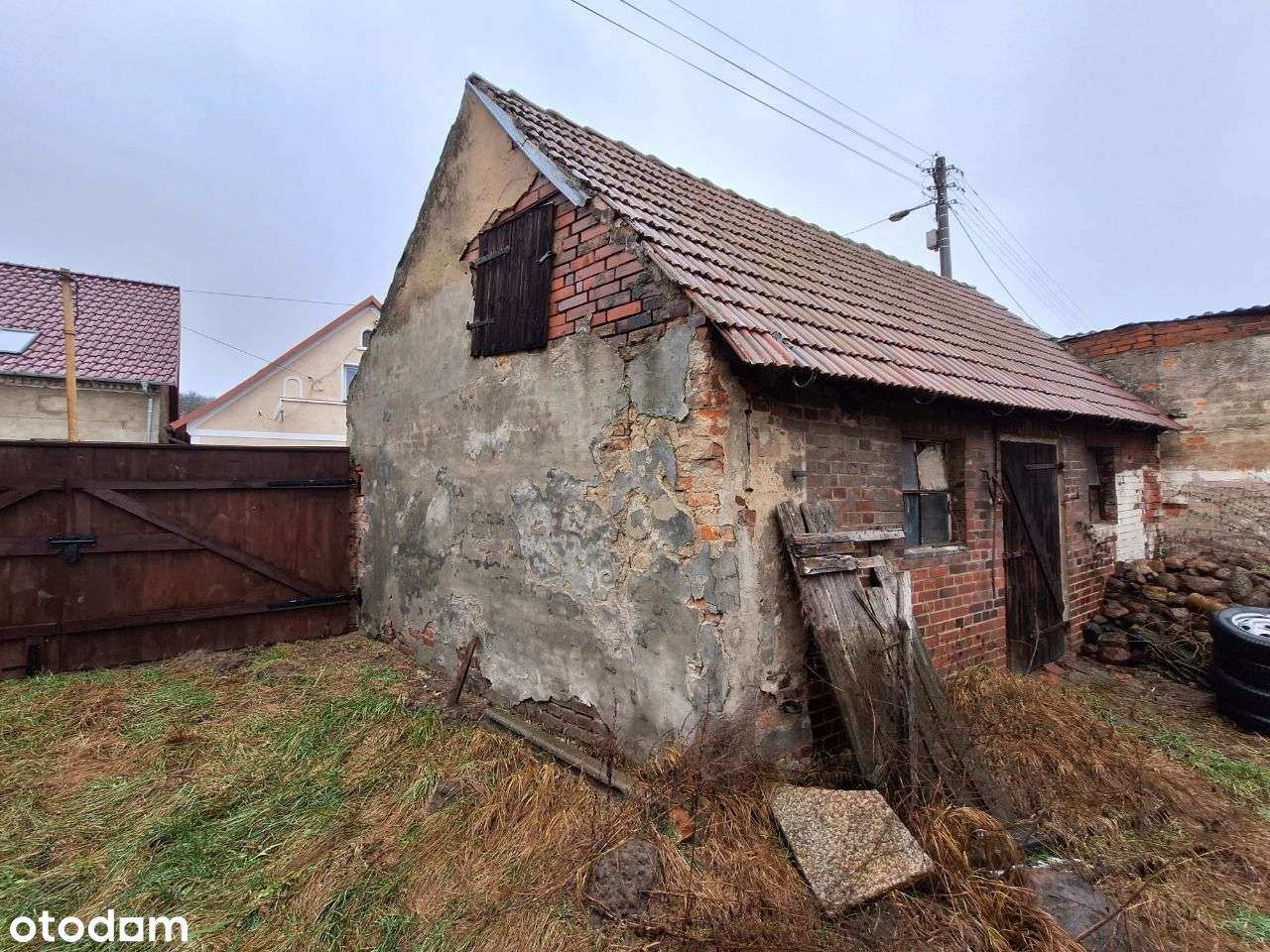 Stary dom 3 działki łącznie 2722mkw Biecz Lubuskie - Pełny obrazek: 5/10