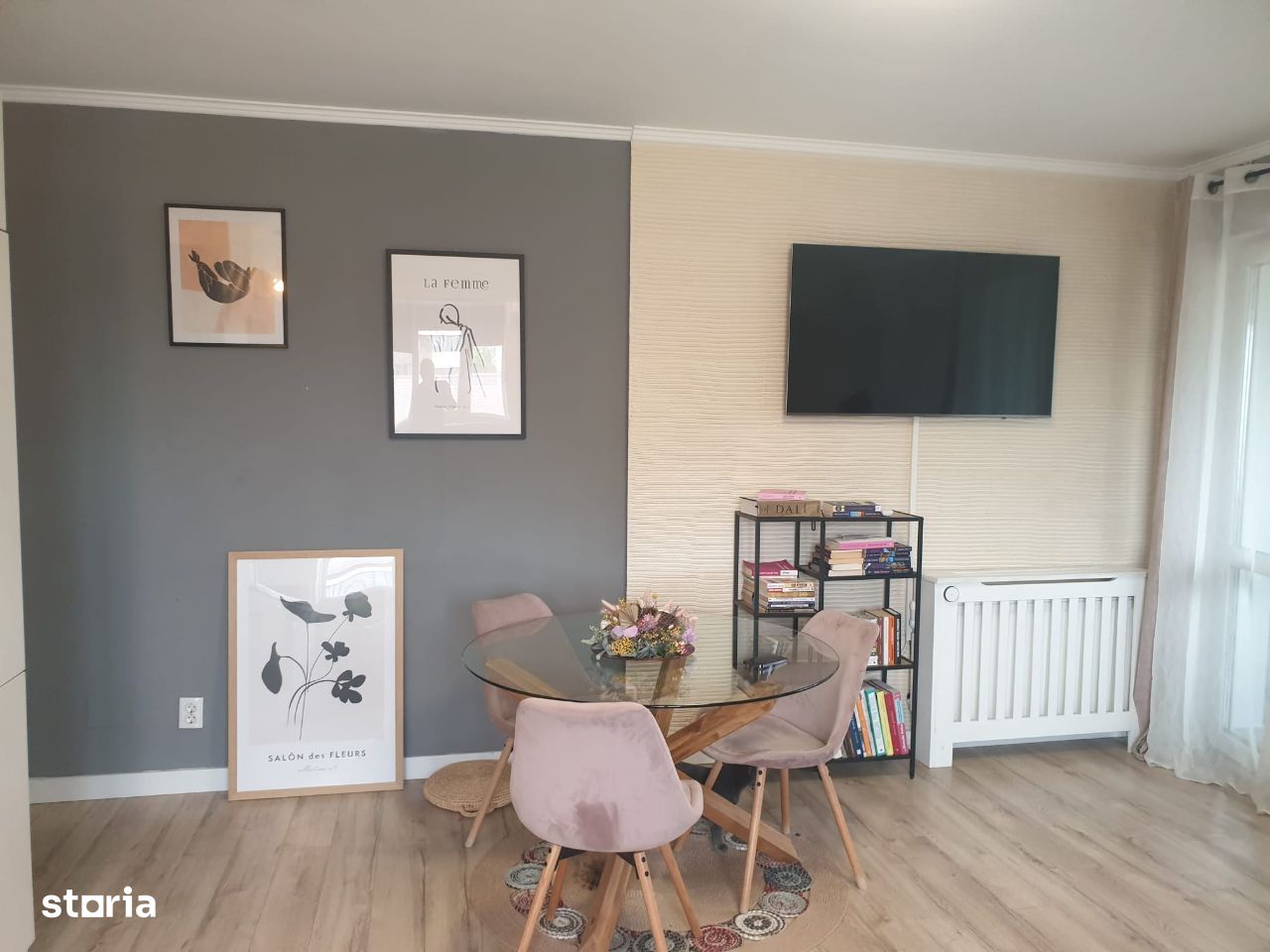 Apartament 3 camere, mobilat si utilat, et.3/4, 2019, Straulesti