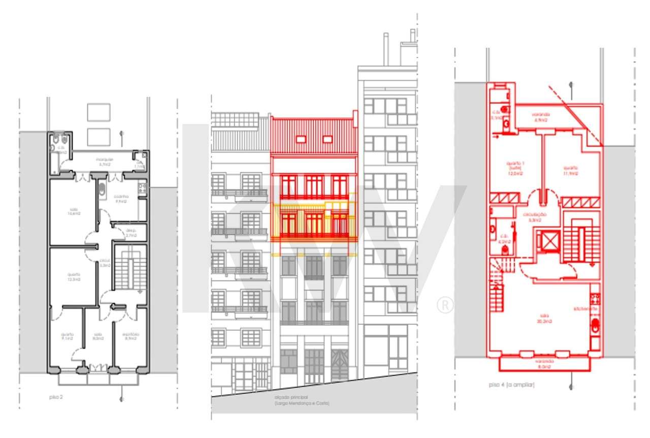 Prédio em bom estado de conservação, com potencial de rendimento. - Grande imagem: 4/49
