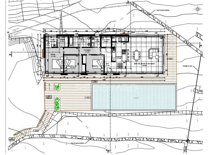 Terreno urbano com projeto de construção de moradia - Grande imagem: 4/9