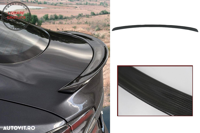 Eleron Portbagaj Tesla Model S (2012-up) Carbon Real- livrare gratuita - 13
