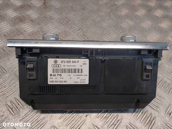 PANEL NAWIEWU KLIMATYZACJI AUDI A6 C6 4F2820043P - 3