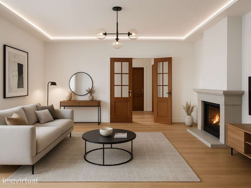 Moradia com Terraço e Varandas, vista desafogada para a serra - Grande imagem: 4/25