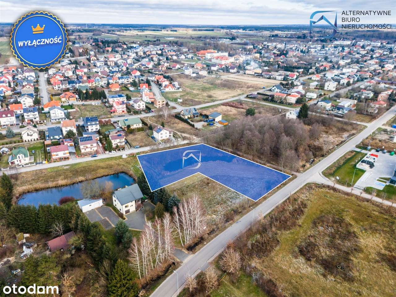 Działka budowlano-usługowa ze stawem - Kock-9