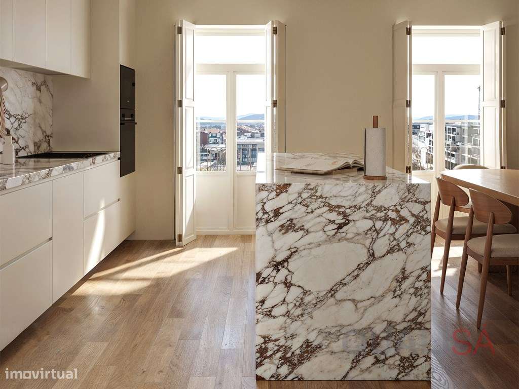 Apartamento T1 com varanda em prédio novo no centro histórico de Braga-2