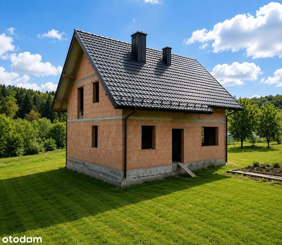 Dom w stanie surowym otwartym - Czchów-7