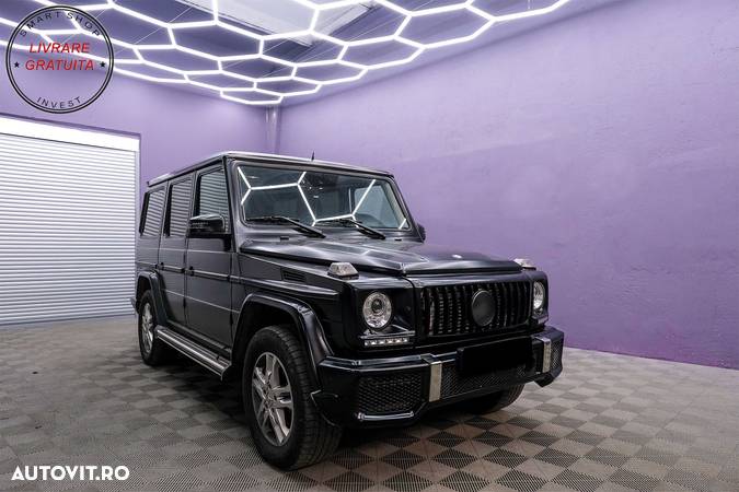 Bara Fata cu Grila Centrala Mercedes G-Class W463 (1989-2017) G65 GT-R Panamerican- livrare gratuita - 1