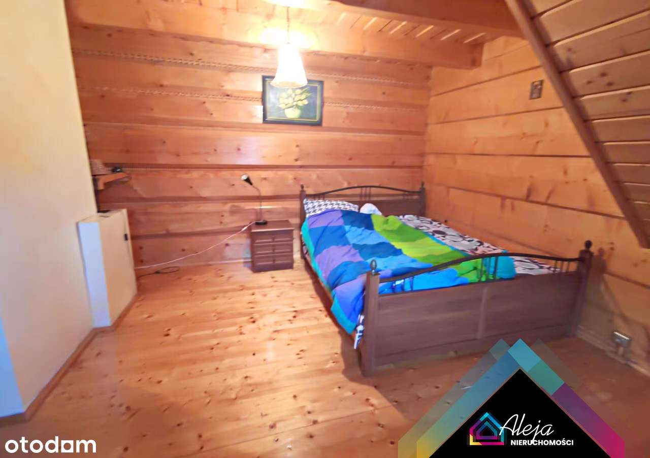 Drewniany dom z osobnym garażem blisko Częstochowy - Pełny obrazek: 4/15