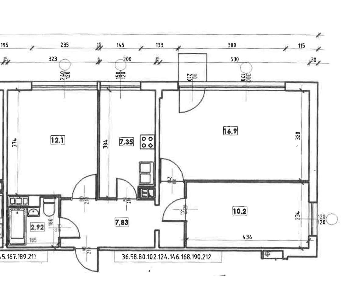 3 pokoje, Broniewskiego 91-14
