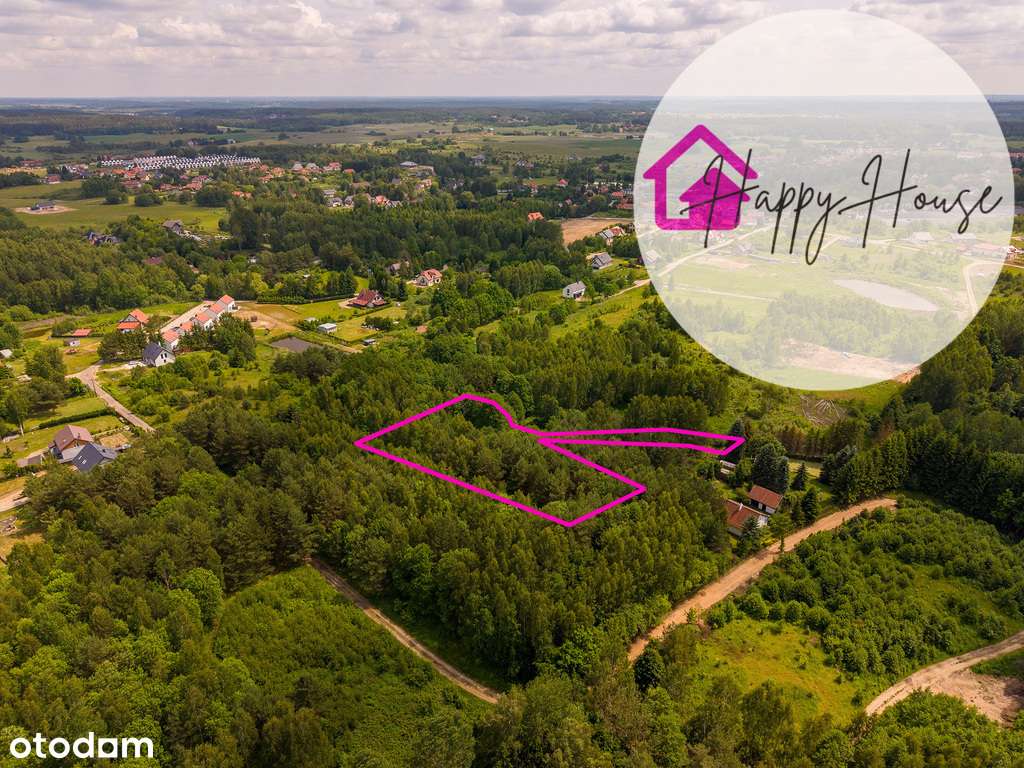 Ługwałd – działki otulone lasem - 4653 m2, cisza - Pełny obrazek: 4/10