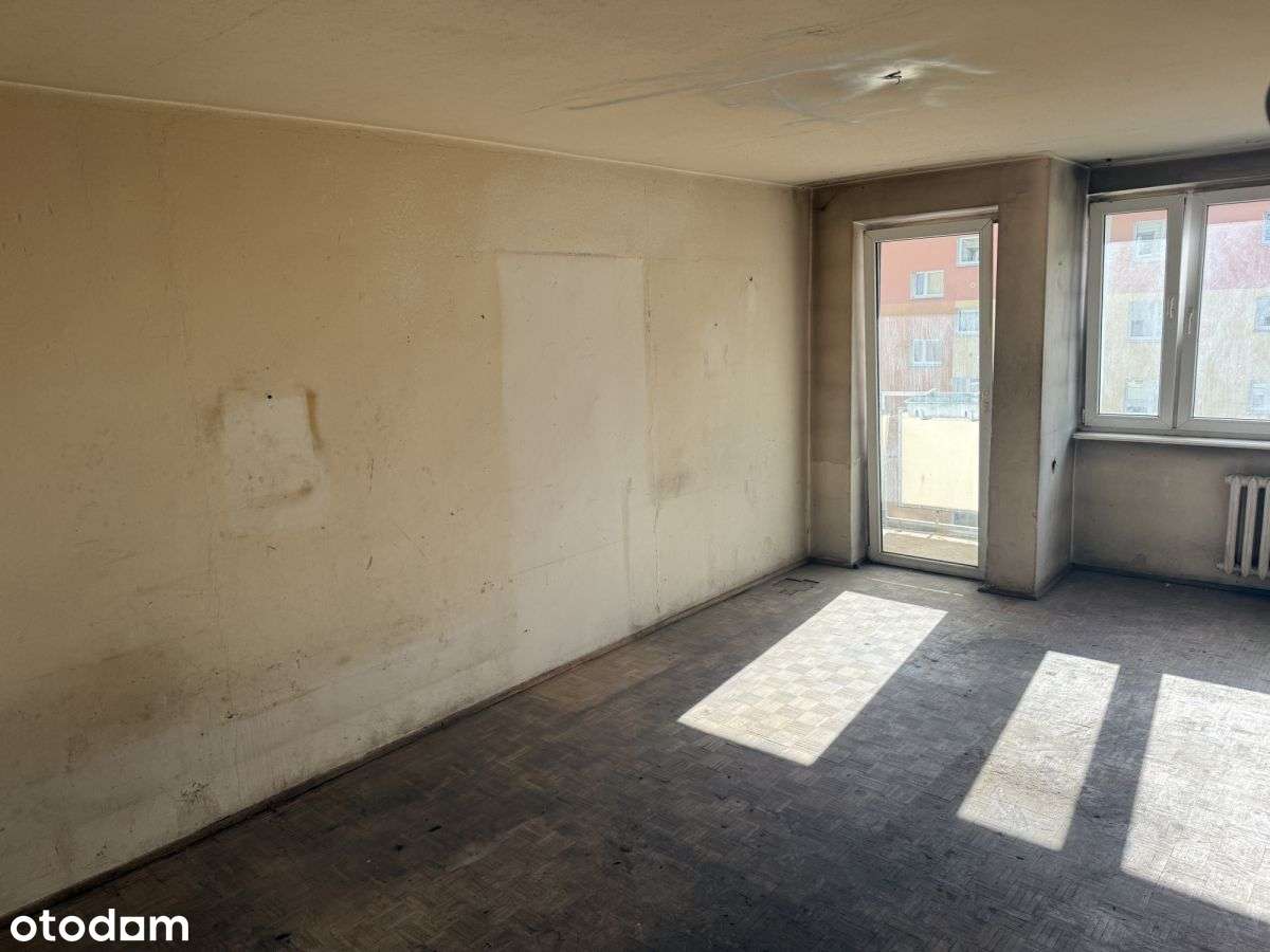 2-pokojowe 43 m² z loggią, do aranżacji-0