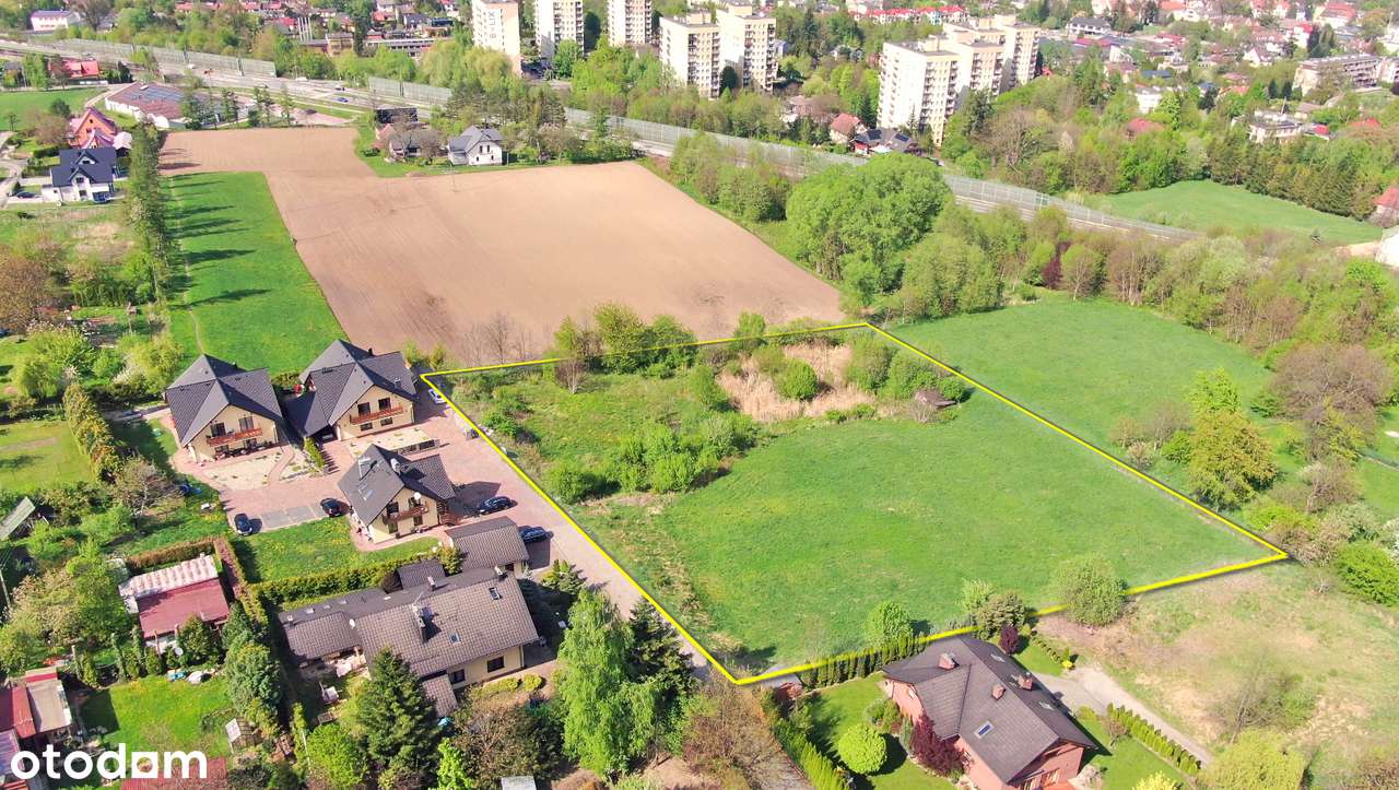 Duża widokowa działka inwestycyjna - brak MPZP - Ustroń-8