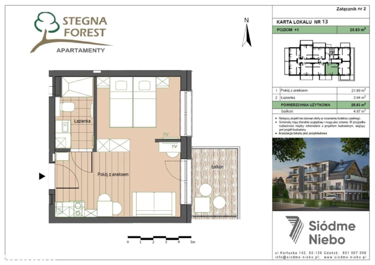 Inwestycyjny apartament | M13 - Pełny obrazek: 2/6