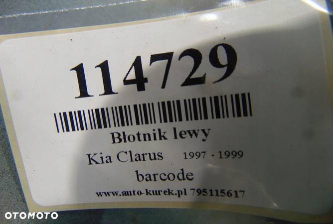 KIA CLARUS BŁOTNIK LEWY - 3