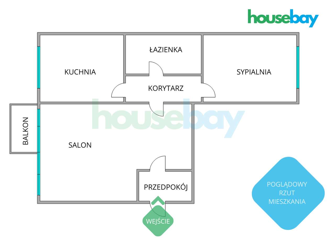 2 pokoje z osobną kuchnią, ZNAKOMITA LOKALIZACJA-17