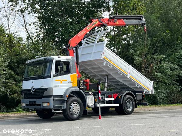 Mercedes-Benz MERCEDES ATEGO 1833 Kiper Wywrotka 4x2 Kran PALFINGER PK 12500 BARDZO DOBRY STAN - 1