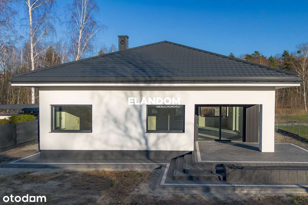 Nowoczesny dom parterowy, ul. Żeromskiego, Otwock - Pełny obrazek: 1/10