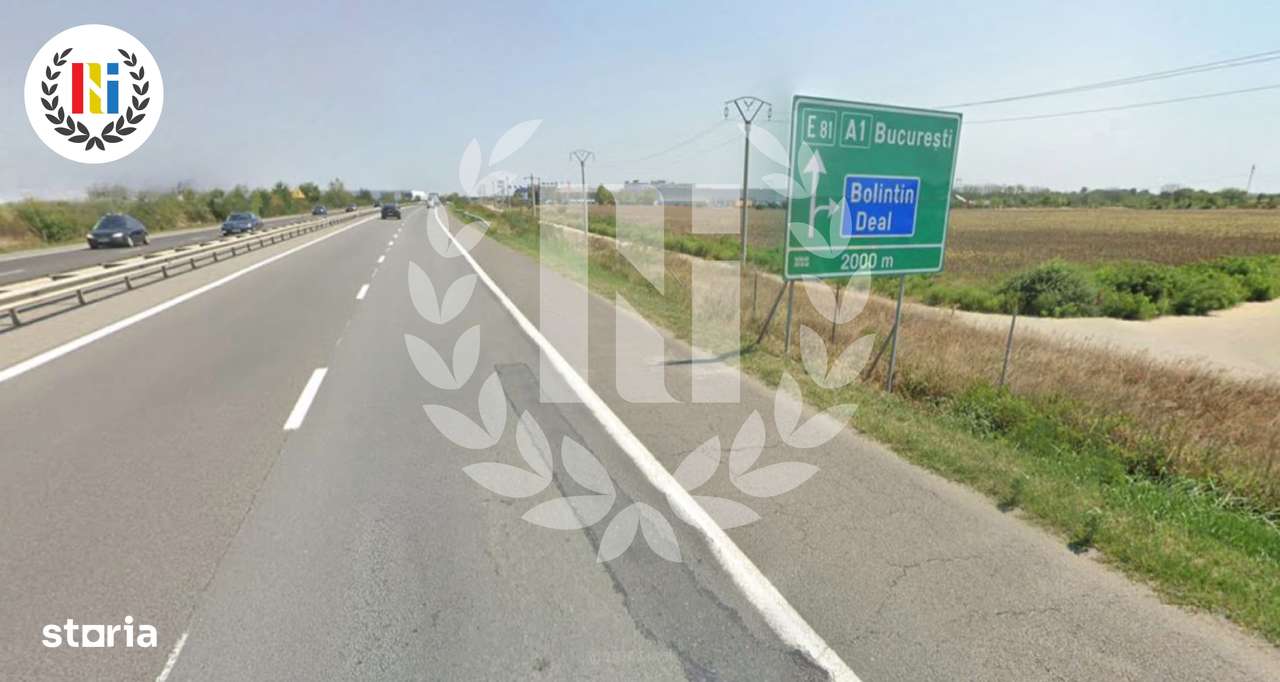 Teren Industrial Hale | A1 Bolintin Deal | București-Pitești Km 25 - Imagine principală: 2/6