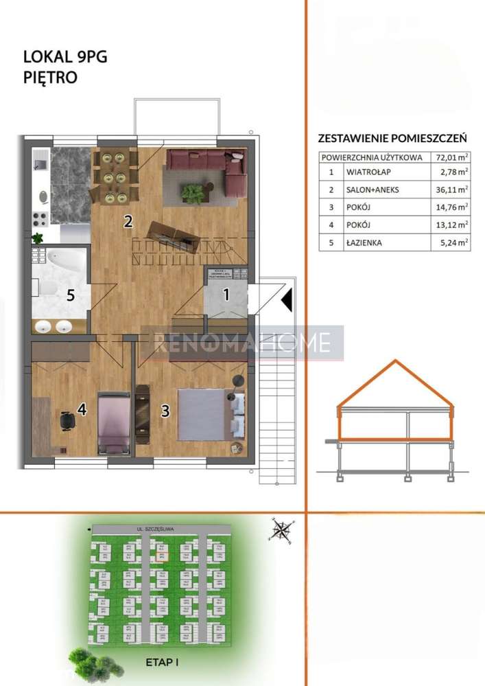 2poziomy-128m2|ogródek|parking|rolety|piec w cenie-1