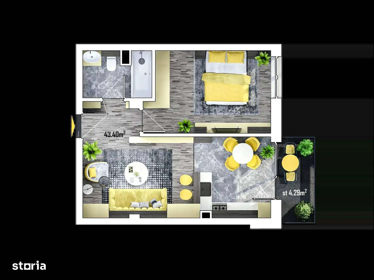 Apartament 2 camere, ESTIMO - Imagine principală: 2/14