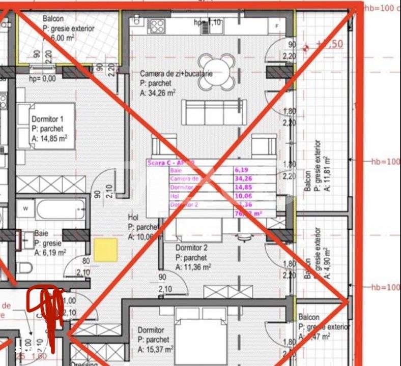 Oferta imbatabila apartament 3 camere in zona Baza Sportiva Gheorgheni - Imagine principală: 1/8