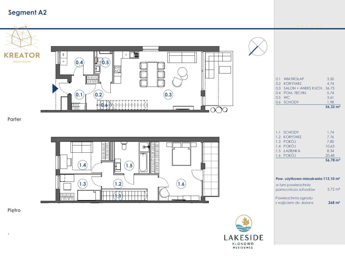 Klonowo/Widok na Jezioro/ I Linia Brzegowa/2026r-8