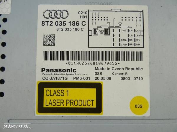 Rádio Audi A4 (8K2, B8)  8T2035186c / 8T2 035 186 C - 8