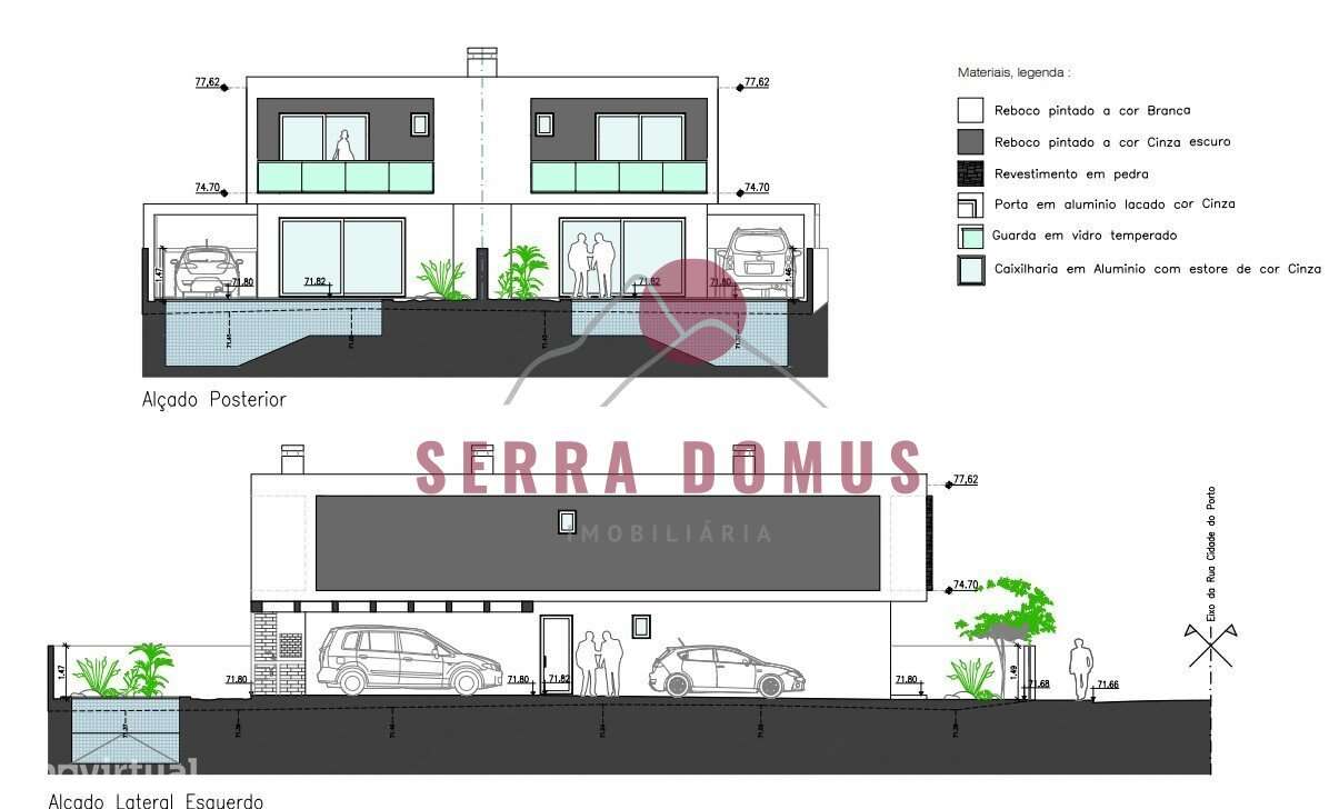 Moradia Geminada frações A ou B com tipologia T4 com piscina em Fer... - Grande imagem: 5/7