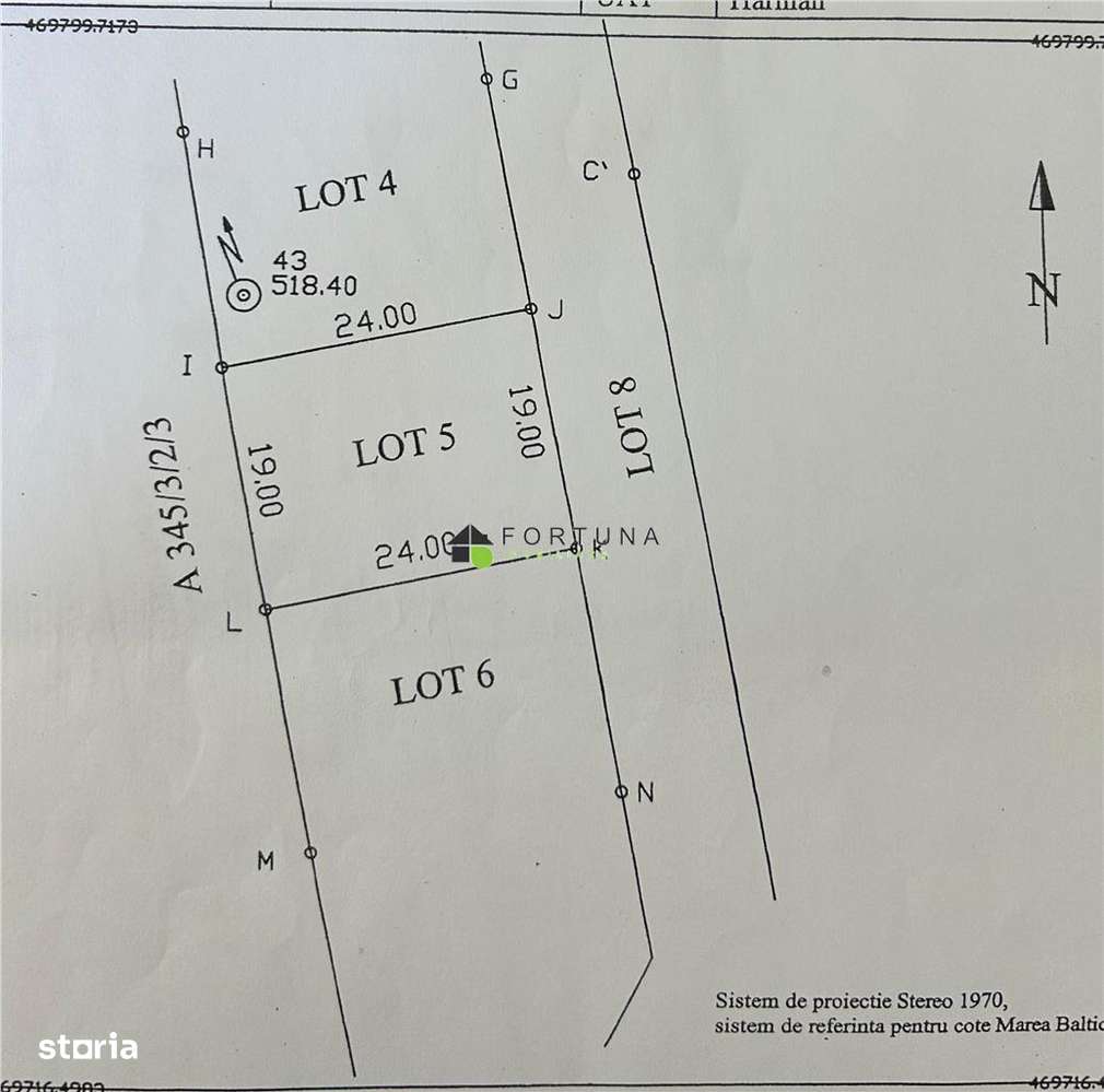 Teren intravilan, 456 mp, Harman-1