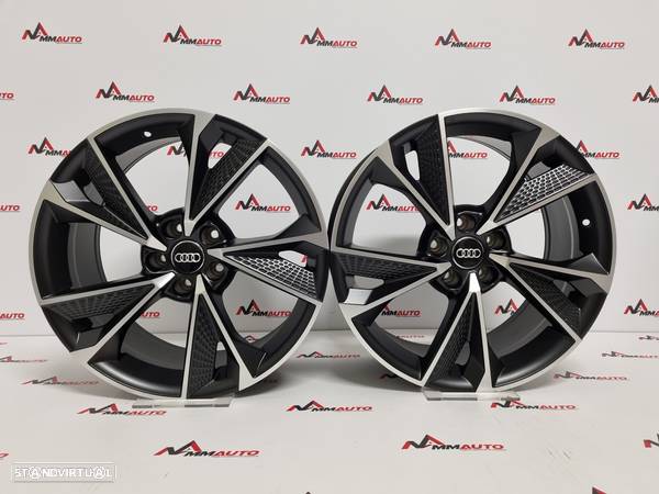 Jantes Audi RS7 2020 Preto Matte Polido 19 - 1