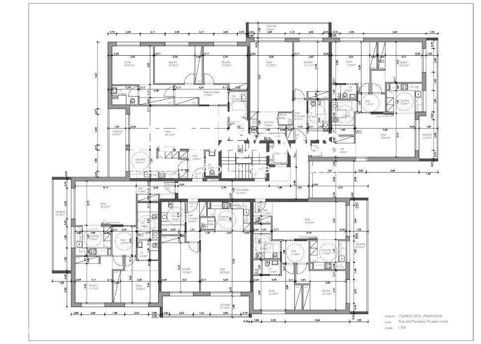 Apartamento T1 em construção em condomínio privado em Leiria-32